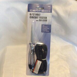 CEN-TECH 6 / 12 Volt Circuit Tester With 5 Ft Lead New